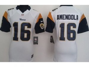 Nike Women St. Louis Rams #16 Danny Amendola White Jerseys