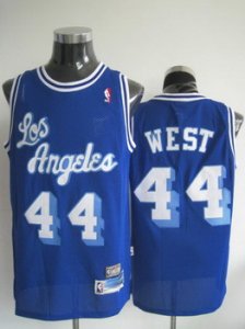 nba fans los angeles lakers #44 west swingman blue