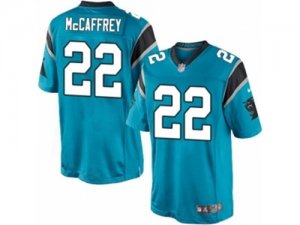 Mens Nike Carolina Panthers #22 Christian McCaffrey Limited Blue Alternate NFL Jersey