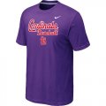 Nike MLB St.Louis Cardinals 2014 Home Practice T-Shirt - Purple