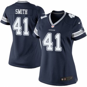 Women\'s Nike Dallas Cowboys #41 Keith Smith Limited Navy Blue Team Color NFL Jersey