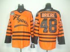 nhl philadelphia flyers #48 briere orange[2012 winter classic]