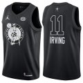 Celtics #11 Kyrie Irving Jordan Brand Black 2018 All-Star Game Swingman Jersey