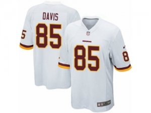 Mens Nike Washington Redskins #85 Vernon Davis Game White NFL Jersey