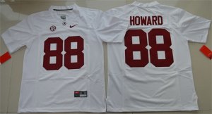 Alabama Crimson Tide 88 O.J. Howard White College Football Jersey