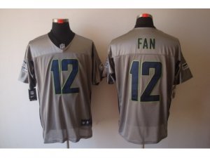 Nike NFL Seattle Seahawks #12 Fan Grey Jerseys[Shadow Elite]