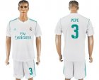 2017-18 Real Madrid 3 PEPE Home Soccer Jersey