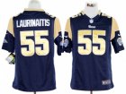 Nike nfl st. louis rams #55 laurinaitis blue Game Jerseys