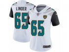 Women Nike Jacksonville Jaguars #65 Brandon Linder White Vapor Untouchable Limited Player NFL Jersey