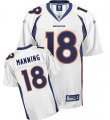 NFL Denver Broncos #18 Peyton Manning white