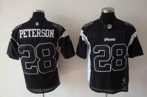 nfl minnesota vikings 28 peterson black[kids]