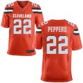 Nike Cleveland Browns #22 Jabrill Peppers Orange Elite Jersey