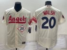 Angels #20 Jared Walsh Cream Nike 2022 City Connect Flexbase Jerseys