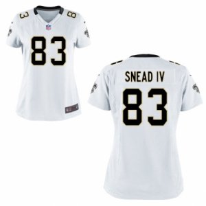 Women\'s Nike New Orleans Saints #83 Willie Snead IV White NFL Jersey