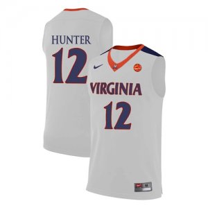 Virginia Cavaliers 12 DeAndre Hunter White College Basketball Jersey