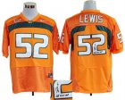 NCAA Miami Hurricanes #52 Ray Lewis Orange Signature Edition Jerseys