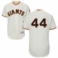 Mens Majestic San Francisco Giants #44 Willie McCovey Cream Flexbase Authentic Collection MLB Jersey