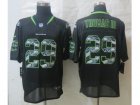 Nike Seattle Seahawks #29 Thomas III Black Jerseys(Lights Out Stitched Elite)