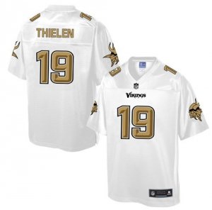 Nike Minnesota Vikings #19 Adam Thielen White Men NFL Pro Line Fashion Game Jersey