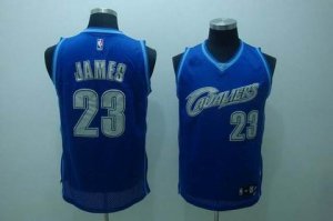 nba fans cleveland cavaliers #23 james swingman blue