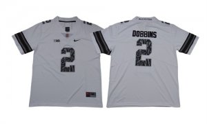 Ohio State Buckeyes 2 J.K. Dobbins White College Football Jersey