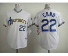 mlb jerseys seattle mariners #22 cano white[1984 m&n]