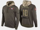 Nike Capitals #10 Brett Connolly Olive Salute To Service Pullover Hoodie