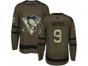 Adidas Pittsburgh Penguins #9 Pascal Dupuis Green Salute to Service Stitched NHL Jersey