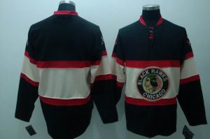 nhl chicago blackhawks blank black[new third jersey]