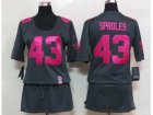 Nike Women New Orleans Saints #43 Darren Sproles dk.grey jerseys[breast cancer awareness]