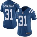 Women's Nike Indianapolis Colts #31 Antonio Cromartie Limited Royal Blue Rush NFL Jersey