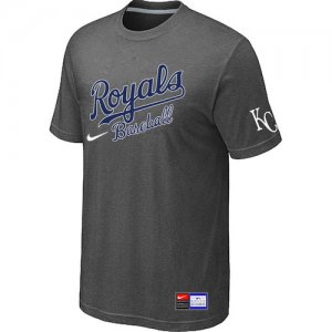 MLB Kansas City Royals D.Grey Nike Short Sleeve Practice T-Shirt