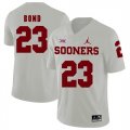 Oklahoma Sooners #23 Devante Bond White College Football Jersey