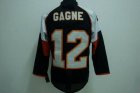 nhl philadelphia flyers #12 gagne black