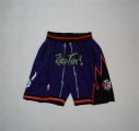 Raptors Purple Just Don Throwback Shorts