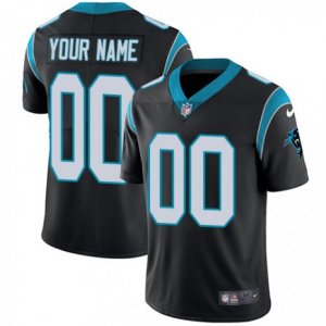 Mens Nike Carolina Panthers Customized Black Team Color Vapor Untouchable Limited Player NFL Jersey