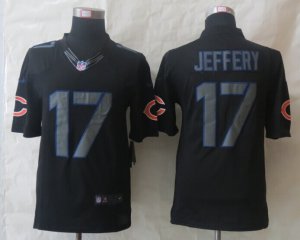 Nike Chicago Bears #17 Jeffery black Jerseys(Impact Limited)