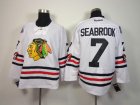 nhl jerseys chicago blackhawks #7 seabrook white[2015 winter classic)