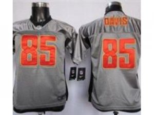 Nike Youth Washington Redskins #85 Vernon Davis Grey Shadow Jerseys