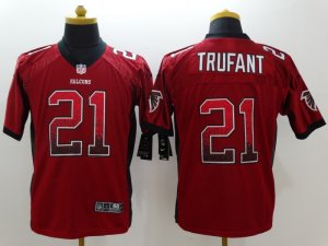 Nike Atlanta Falcons #21 Desmond Trufant Red Jerseys(Drift Fashion Elite)