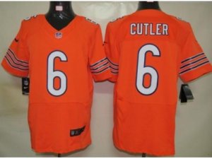 Nike NFL chicago bears #6 cutler orange Elite Jerseys