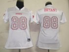 women nfl dallas cowboys #88 bryant white[2011 fem fan]