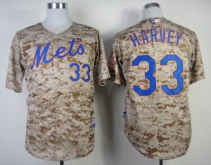 mlb jerseys new york mets #33 harvey camo