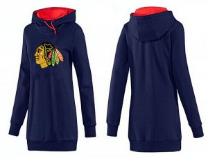 NHL Women Chicago Blackhawks Logo Pullover Hoodie 5