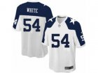 Youth Nike Dallas Cowboys #54 Randy White Game White Throwback Alternate NFL Jersey