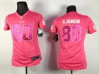 Nike Women Houston Texans #80 Andre a.johnson pink jerseys