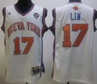 nba New York Knicks #17 Lin White Swingman