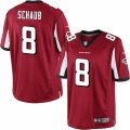 Mens Nike Atlanta Falcons #8 Matt Schaub Limited Red Team Color NFL Jersey