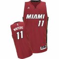 Mens Adidas Miami Heat #11 Dion Waiters Swingman Red Alternate NBA Jersey
