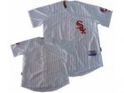 mlb Chicago White Sox blank white red strip Jersey